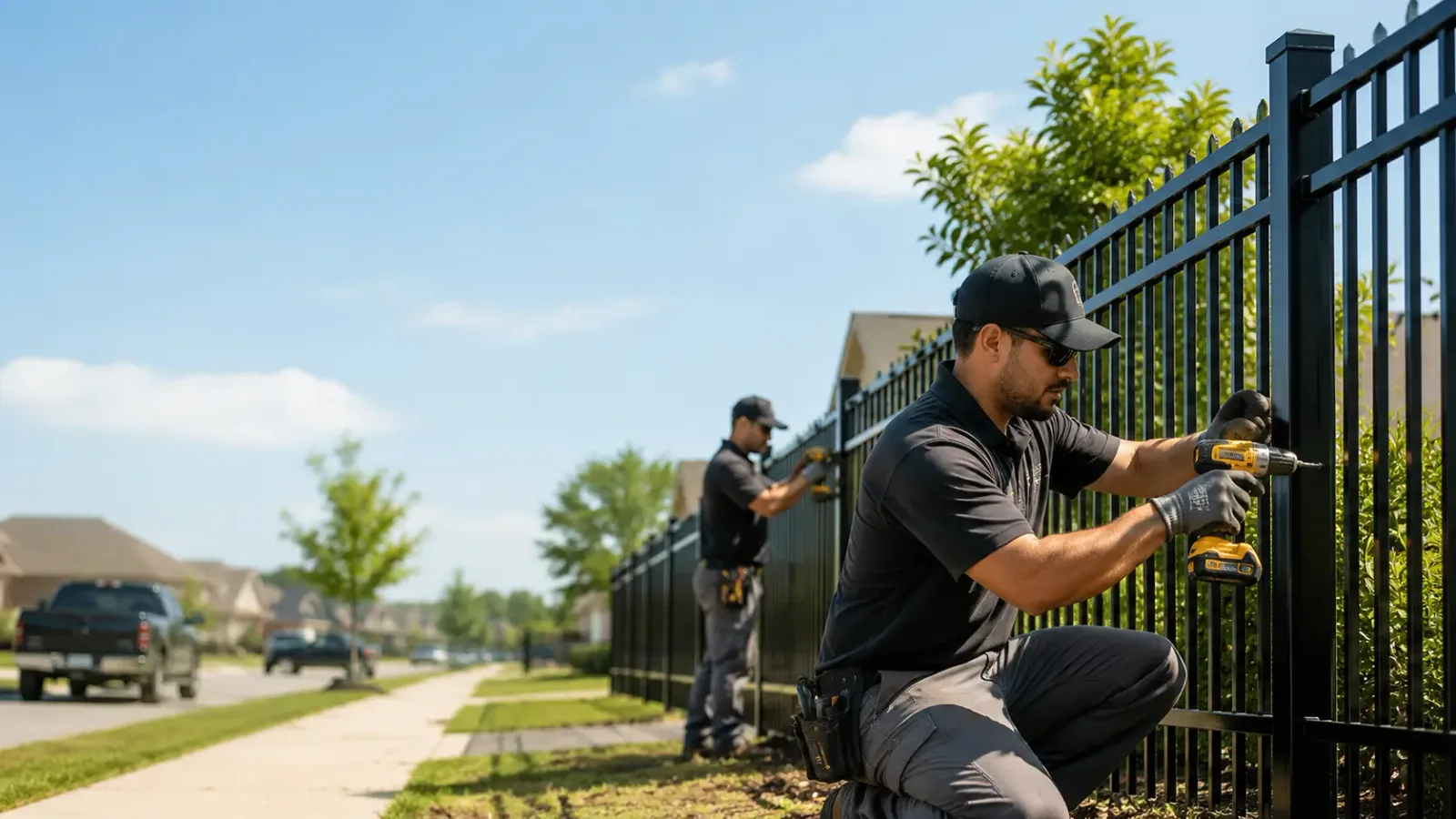 Metal Fence Installation in Evansville, MN